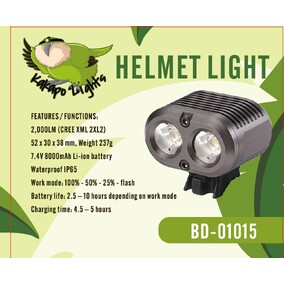 Bicycle Helmet Light 2000 Lumens