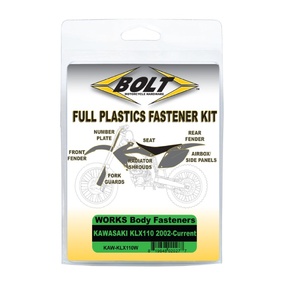 BOLT KAWASAKI KLX110 02-26 BODY WORK FASTENER KIT