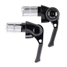 microSHIFT Road 2x12 Speed Bar End Shifter Set - Shimano Road Compatible