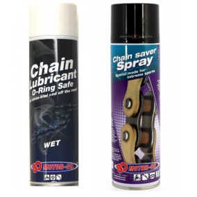 Chain Spray 2 Pack - Wet and Dry - BO Motor Oil