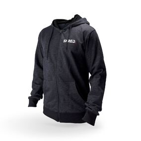 Hoodie SHRED MTB Zip Up Charcoal XL
