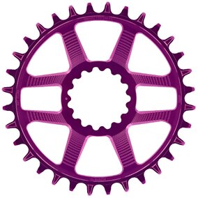 Helix Race Direct Mount Chainring 28T Eggplant