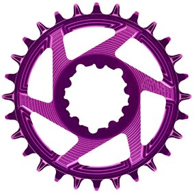 Helix Race 3-Bolt Direct Mount Chainring 30T - Eggplant