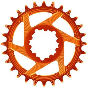 Helix Race 3-Bolt Direct Mount Chainring 28T - Orange