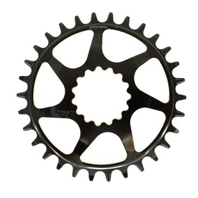 Helix Steel Direct Mount Chainring 30T - Black