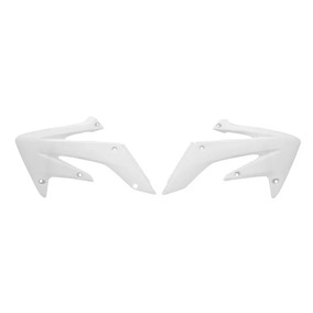 RTech Honda CRF450R 02-04 White Radiator Shrouds