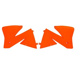 RTech KTM 125-520SX / EXC 00-02 Orange Radiator Shrouds