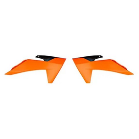 RTech KTM 50SX 24-on Orange/ Black Radiator Shrouds