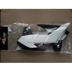 RTech KTM 85SX 13-17 White/Black Radiator Shrouds