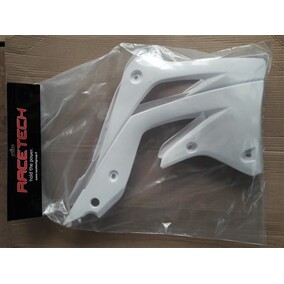 RTech Kawasaki KX450F 12-15 White Radiator Shrouds