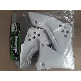 RTech Kawasaki KX450F 09-11 White Radiator Shrouds