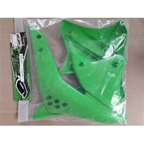 Kawasaki KX250F 06-08 Radiator Shrouds Green