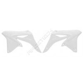 RTech Suzuki RMZ250 10-17 White Radiator Shrouds 