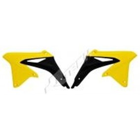 RTech Suzuki RMZ450 08-17 RMX450 10-19 Yellow/Black Radiator Shrouds