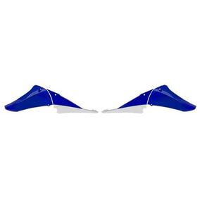 RTech Yamaha YZ450F 10-13 Blue/White Radiator Shrouds