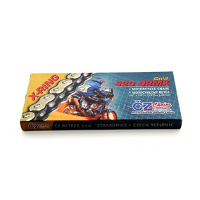 CZ Chain Honda CRF450R/X 520 120 Link X-Ring Gold Chain