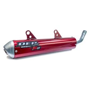 DEP Gasgas MC125 21-23 Husqvarna TC125 19-22 KTM 125SX 19-22 Shorty Silencer Red