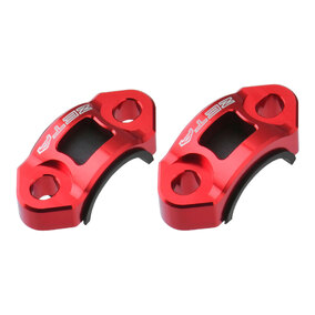 Zeta Rotating Bar Clamp Brake & Clutch Set - Red
