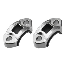 Zeta Rotating Bar Clamp Brake & Clutch Set - Titanium colour