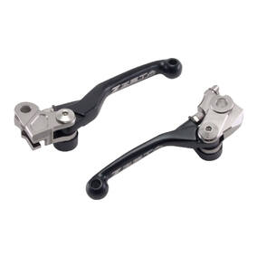 Zeta Honda CRF250R 07-26 CRF250RX 19-26 CRF450R 07-20 CRF450RX 17-20 Pivot Brake & Clutch Lever Set FP - Black
