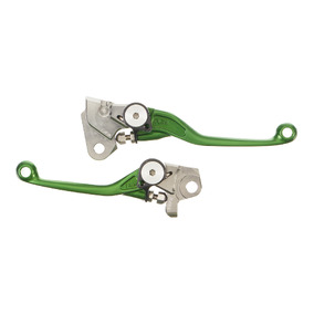 Zeta Kawasaki KX250F 13-20 KX450F 13-18 Pivot Lever Set FP - Green