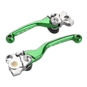 Zeta Kawasaki FP Pivot Lever Set - Green