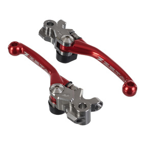 Zeta Husqvarna GasGas Pivot Lever Set FP Braketec - Red