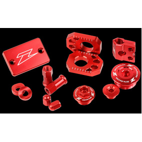 Zeta Honda CRF250L Rally 17-20 Billet Kit - Red