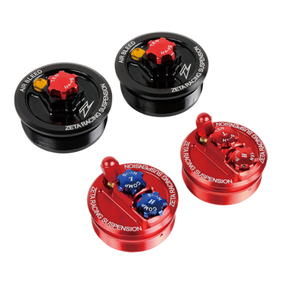 Zeta Suzuki RMZ450 15-17 Showa Fork Cap -  Black