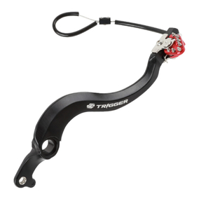 Zeta Honda Trigger Brake Pedal - Red 