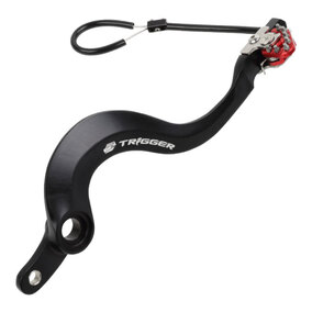 Zeta Suzuki RMZ250 13-18 Trigger Brake Pedal - Red