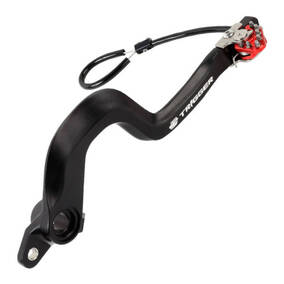 Zeta Suzuki Trigger Brake Pedal - Red