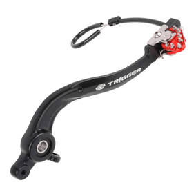 Zeta KTM GasGas Husqvarna Trigger Brake Pedal - Red
