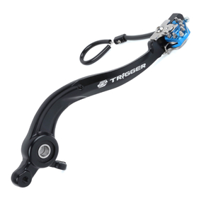 Zeta KTM GasGas Husqvarna Trigger Brake Pedal - Blue