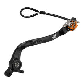 Zeta KTM GasGas Husqvarna Trigger Brake Pedal - Orange