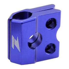 Zeta Honda / Yamaha F-Brake Line Clamp - Blue