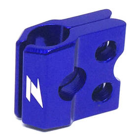 Zeta Kawasaki KXF/KLX, Suzuki RM/RMZ F-Brake Line Clamp - Blue