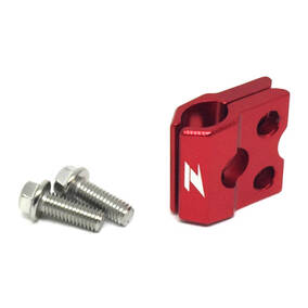 Zeta Yamaha YZ / YZF / WRF F-Brake Line Clamp - Red