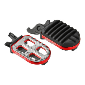 Zeta Honda CRF250L/Rally, CRF300L/Rally, CRF1000L/CRF1100L Adventure Foot Pegs - Red