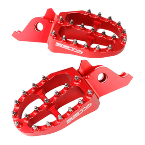 Zeta Honda Aluminium Foot Pegs - Red