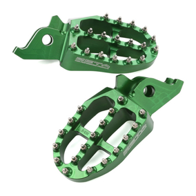 Zeta Kawasaki KX250F KX450F 09-25 / KX250X KX450X 21-25 Aluminium Foot Pegs - Green