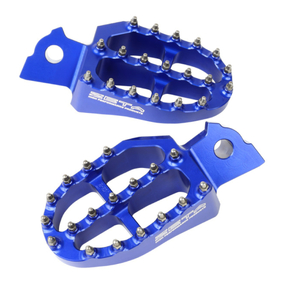 Zeta Yamaha Aluminium Foot Pegs - Blue