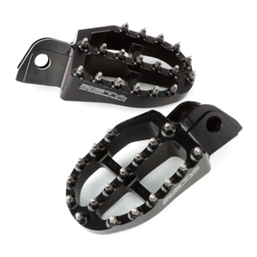 Zeta KTM Husqvarna Beta Aluminium Footpegs - Black 