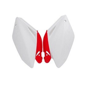 RTech Honda CRF250R 04-05 White Red Side Panels