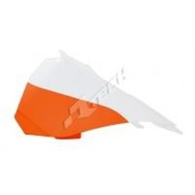 RTech KTM 85SX 13-17 Left Hand Air Box Side Panel White Orange