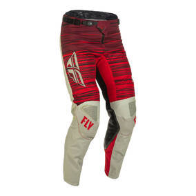 Fly Racing 2022 Kinetic Wave Pant - Light Grey/Red size 30