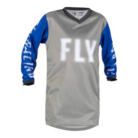 FLY '23 YOUTH F-16 JERSEY GREY/BLUE YXS