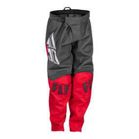 FLY '23 YOUTH F-16 PANT GREY/RED SZ 18
