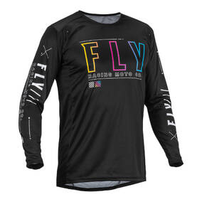 Fly Racing 2023 Lite Hydrogen Special Edition Avenge Jersey Black/Sunset 2XL