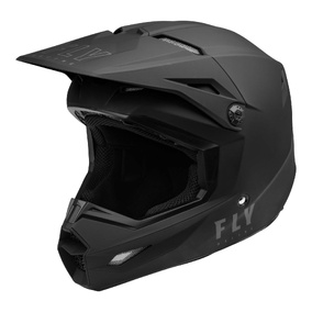Fly Racing 2024 Youth Kinetic Helmet - Matte Black Size M